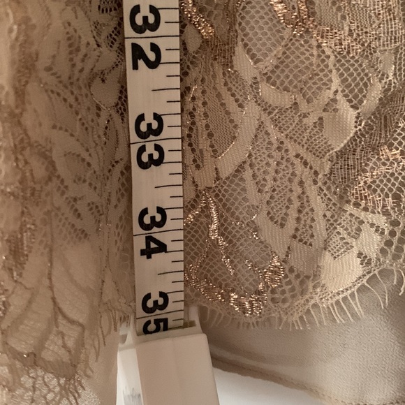 Lauren By Ralph Lauren Dress Gold 16P - Picture 6 of 6